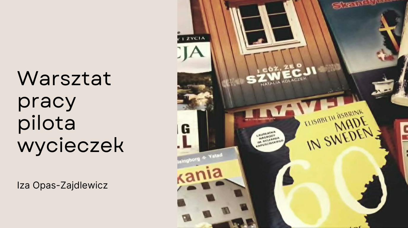 Warsztat pracy pilota wycieczek